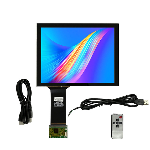8" 1024×768 Multi Signal Input Industrial Touch Screen 