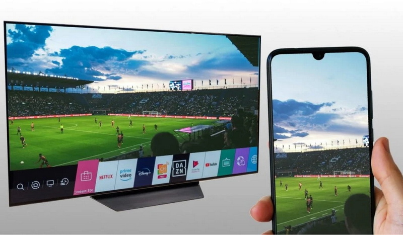 Cast Phone To LG OLED Display