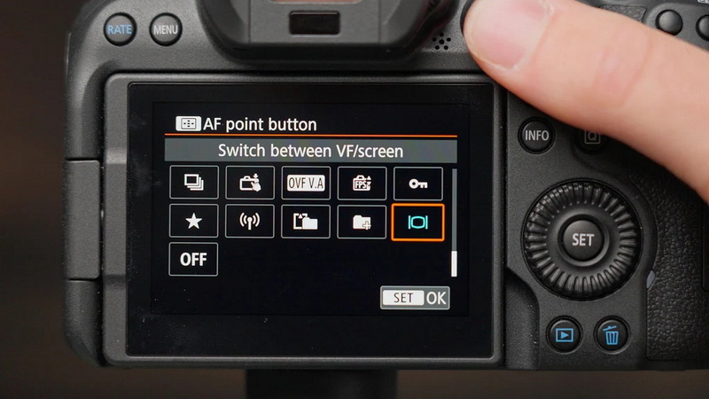 Can You Turn Off Lcd Display on Canon Rebel?