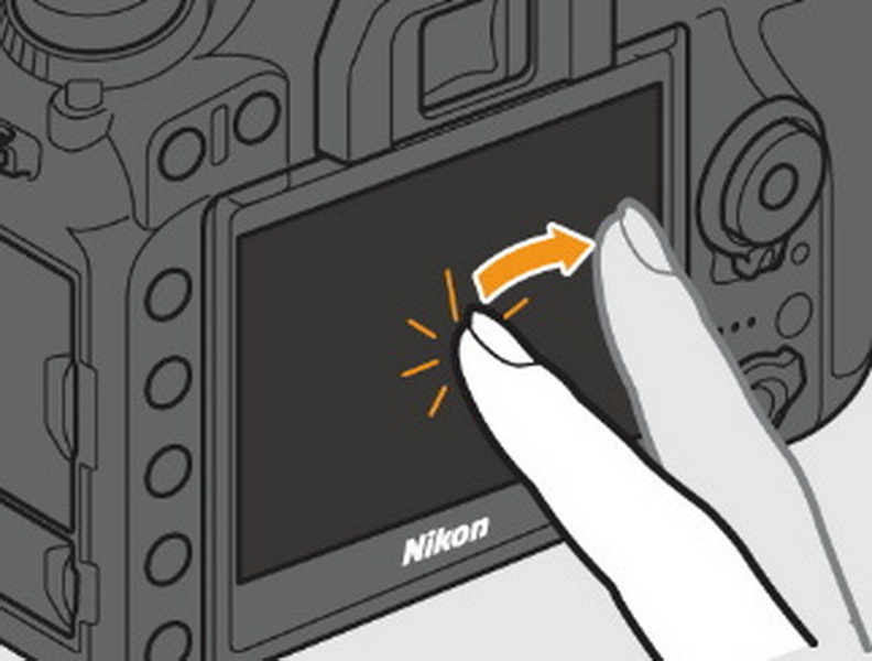 how display view on lcd d7500_3