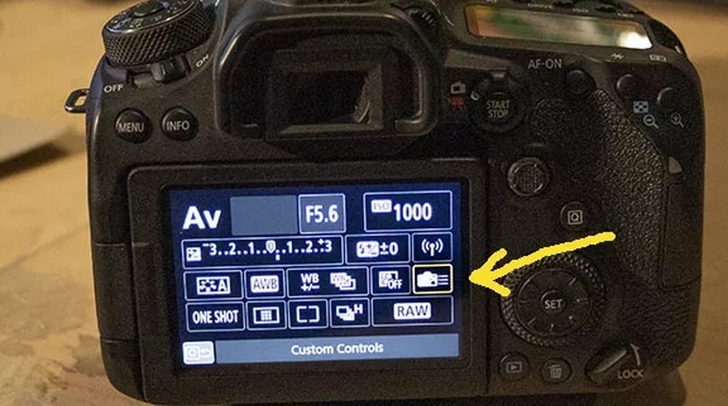can you turn off lcd display on canon rebel_3