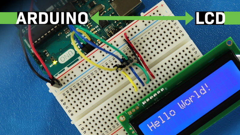 How To Connect Lcd Display To Breadboard?
