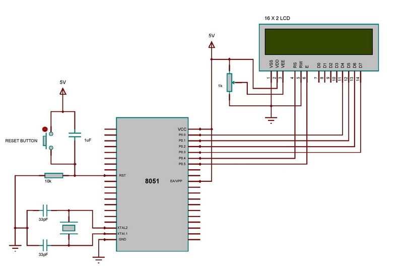 how to display number on 16x2 lcd using 8051_2