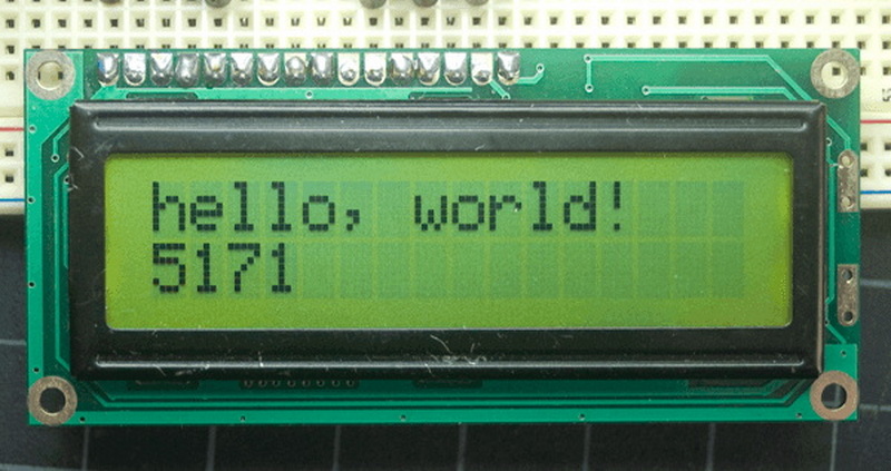 how to display integer on lcd_2