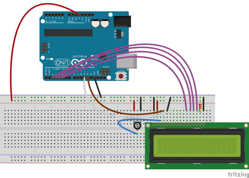 how to ise lcd display arduino
