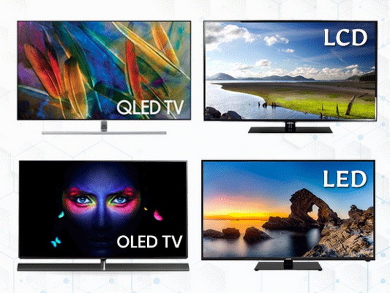 how to identify led and lcd display