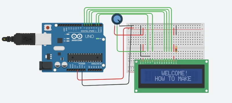 How To Display Name in Lcd Using Microcontroller?