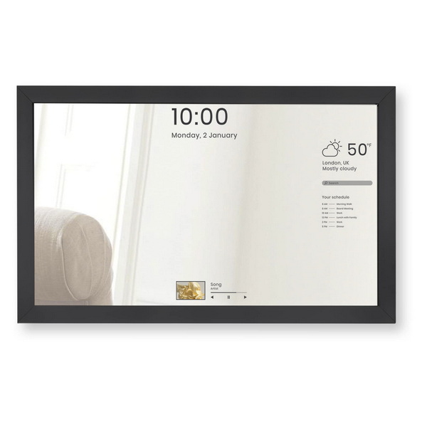 how does a double sided mirror display an lcd display_2