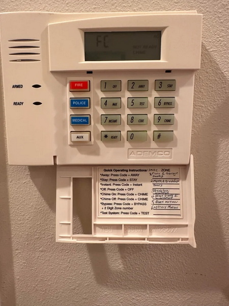 Honeywell Alarm Keypad Not Turning On 