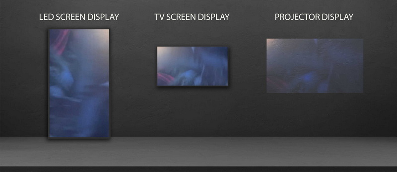 High Contrast LCD Screen