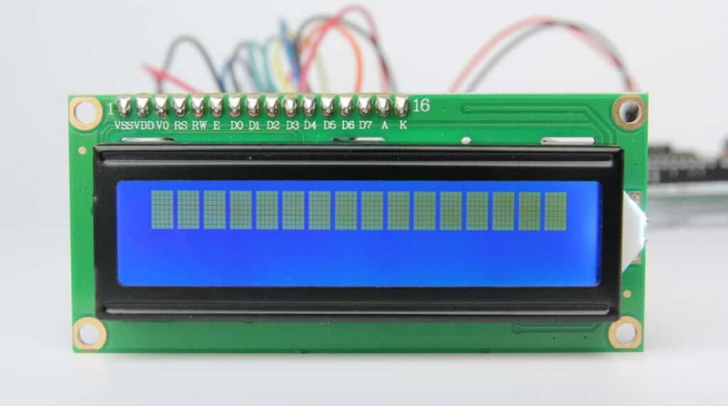 V0 LCD Display Interface Pins