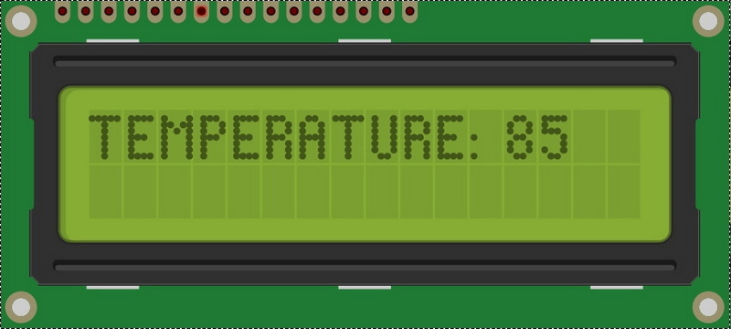 How Is A Display Position Selected in The Lcd Display?