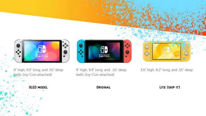how big is the nintendo switch oled screen_3