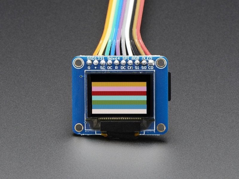 How To Code A Micro OLED Screen To Rotate?