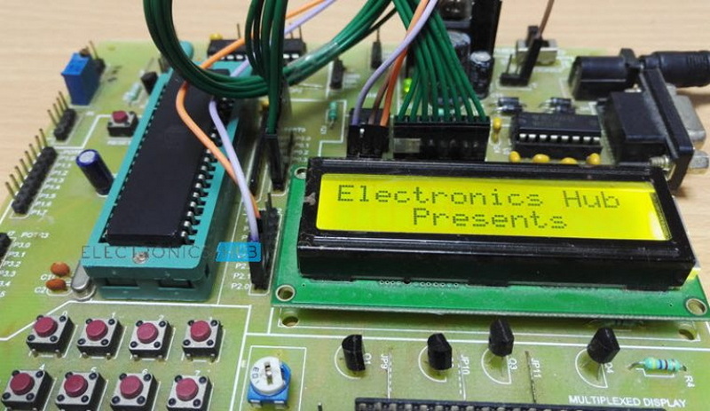 how to display data on lcd using 8051_1