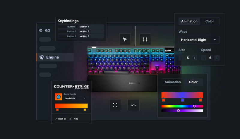 can small oled screen on steelseries keyboard show pictures_4