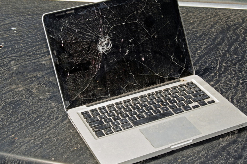 how to fix cracked computer screen glass not lcd display_2