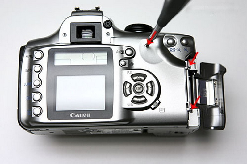 How To Fix Lcd Display Canon Rebel Ds6041 Not Working?