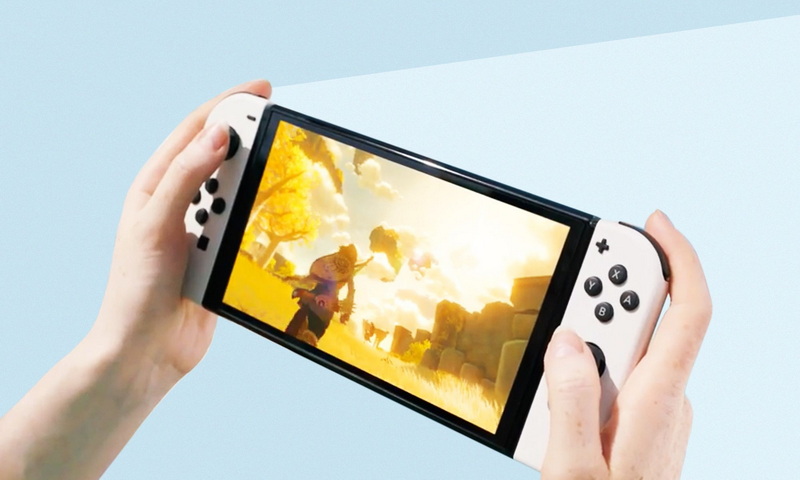 how big is the oled switch screen_4