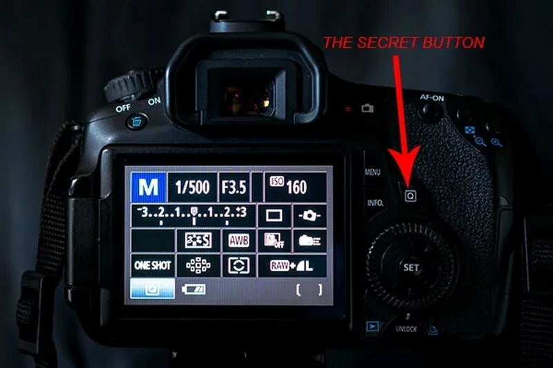 how to turn on lcd display panel on rebel camera_2