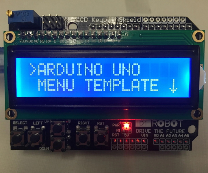 how to display a menu arduino lcd screen_1