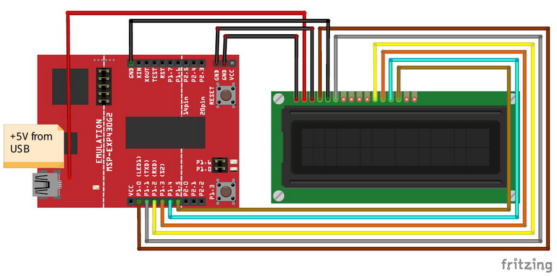 How To Program Scrolling Lcd Display Msp430?