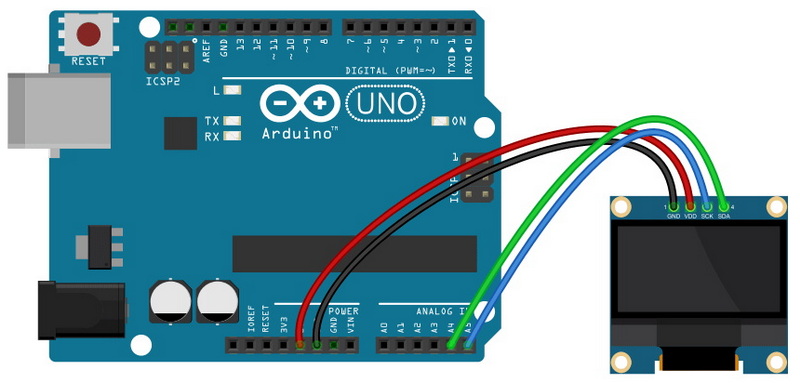 How To Connect OLED LCD Led Screen To Arduino?