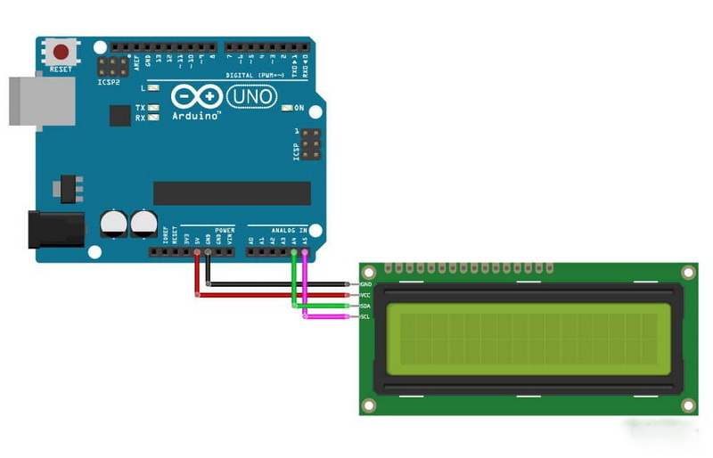 how to get lcd to display output arduino