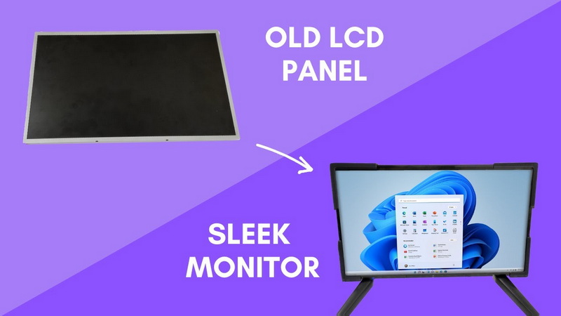 How To Make A Lcd Monitor Display?