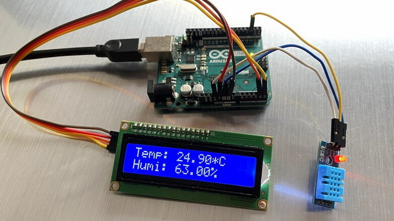 How To Display Temperature And Humidity in Lcd Arduino?