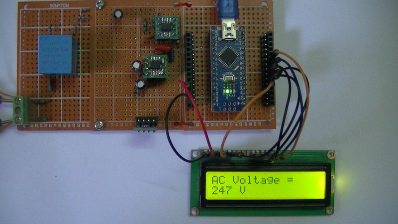 how to display voltage on lcd_1