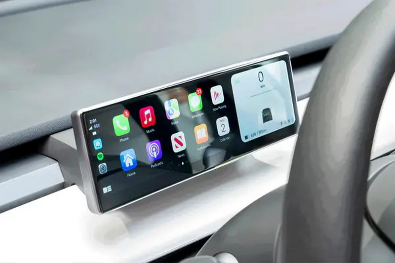 Tesla Model 3 OLED Screen Details 