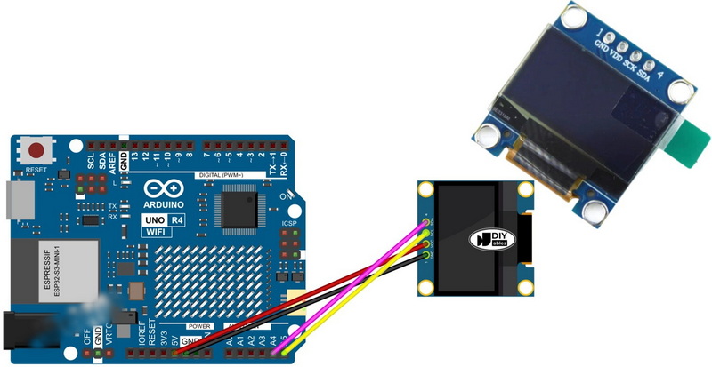 Arduino With I2C OLED Support