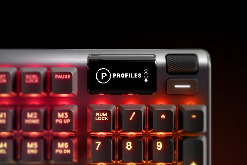 Apex Pro OLED Screen Functions 