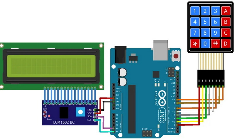 How To Connect Arduino Lcd Display And Keypad?