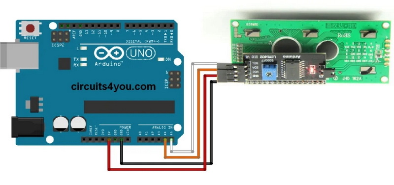 How To Connect The 12c Lcd Display To Arduino?
