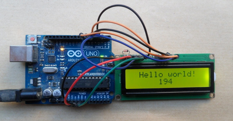 how to move serial print to lcd display