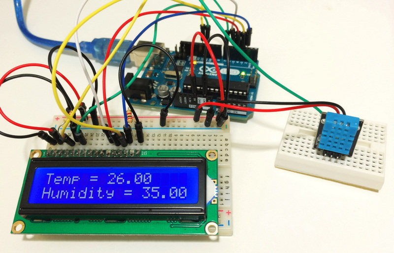how to display temperature and humidity in lcd arduino_4
