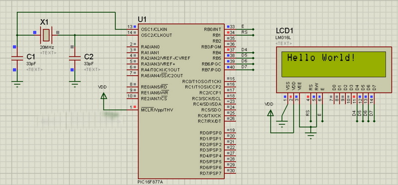 how to display in lcd interfaced with pic microcontroller_2