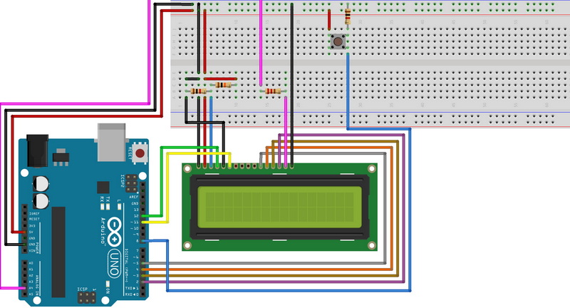 how to turn off arduino LCD display