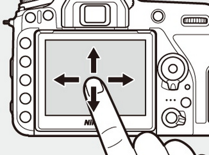 how display view on lcd d7500_4