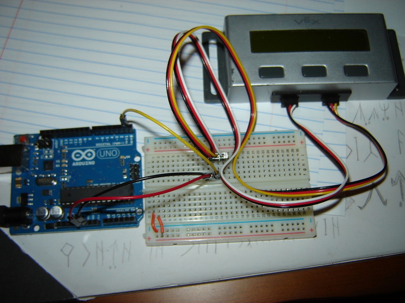 Display Text On VEX LCD Screen 