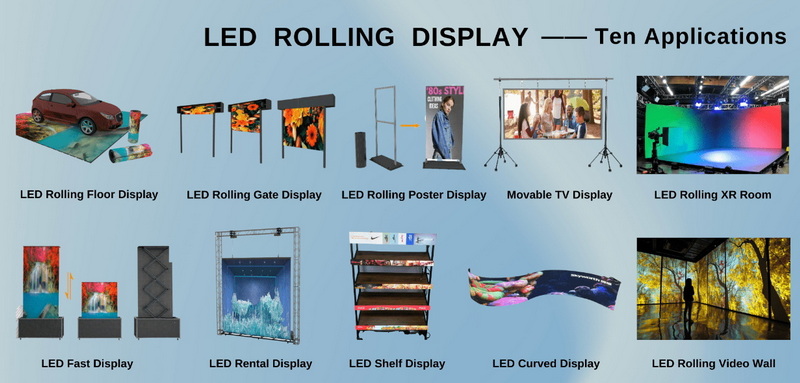 how to do a rolling display in lcd_4